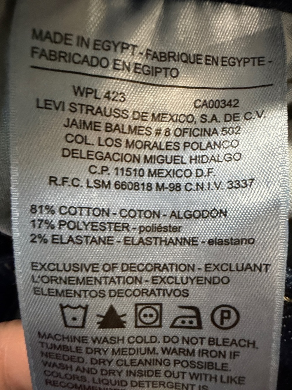 Levi’s Signature Modern Straight-Leg Women’s Jeans - Deep Indigo - Picture 4 of 9